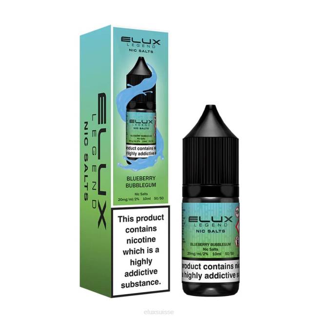 Elux Legend sel de nicotine 10ml | Elux Wholesale R40F43 chewing-gum aux myrtilles