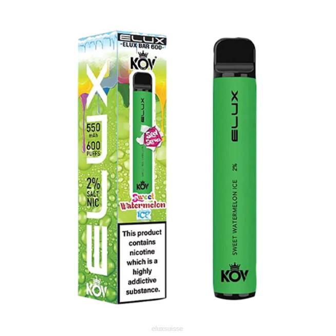 Elux Bar vape jetable série douce | Elux Puff Suisse R40F111 glace sucrée à la pastèque