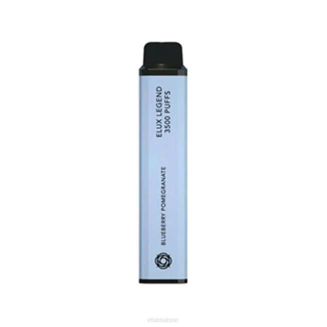 Elux Legend Vape jetable de 3500 bouffées | Elux Suisse R40F35 grenade aux bleuets