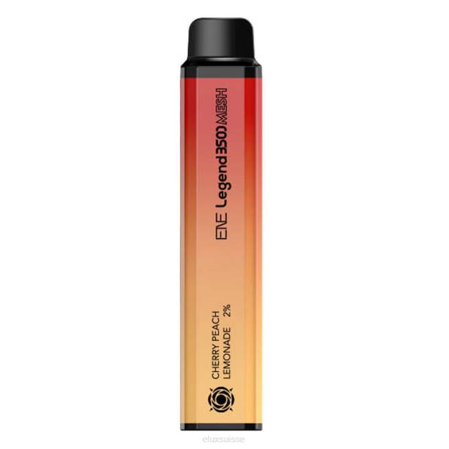 Elux ENE Legend Vape jetable de 3500 mailles | Elux Puff Suisse R40F131 limonade cerise-pêche